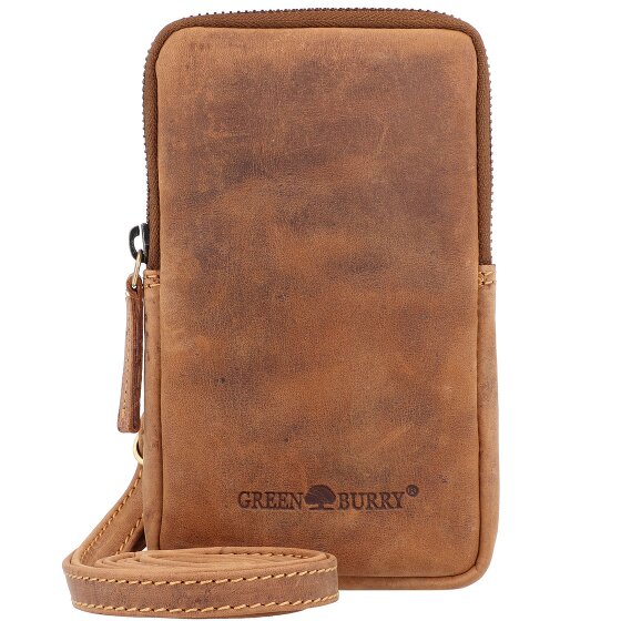 Greenburry Vintage Umhängetasche Leder 11 cm