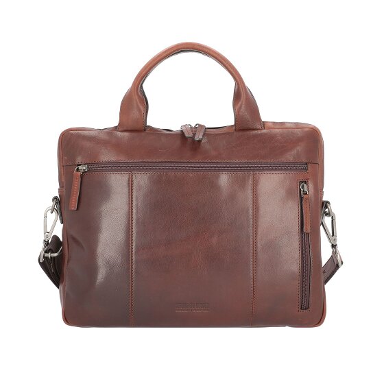 Leonhard Heyden Roma Aktentasche Leder 38 cm Laptopfach