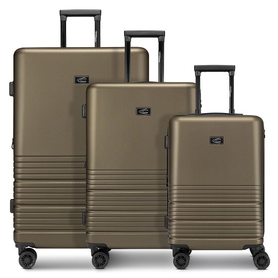 camel active Hanoi 4 Rollen Kofferset 3-teilig mit Dehnfalte