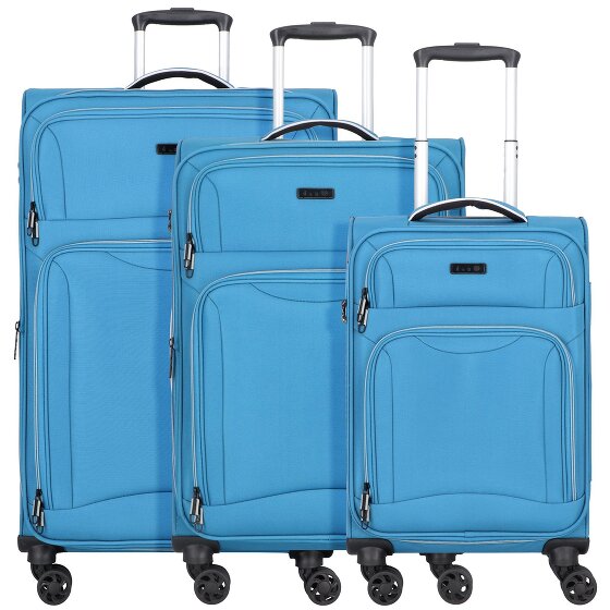 d&n Travel Line 9204 4 Rollen Kofferset 3-teilig mit Dehnfalte