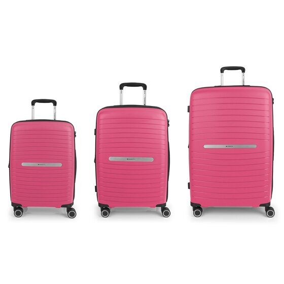 Gabol Shinyuu 4 Rollen Kofferset 3-teilig mit Dehnfalte