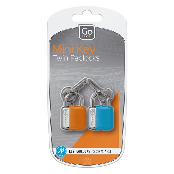 Go Travel Gepäckzubehör Vorhängeschloss Set 2 tlg.