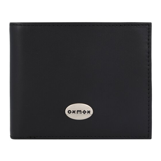 oxmox Leather Geldbörse RFID Schutz Leder 12 cm