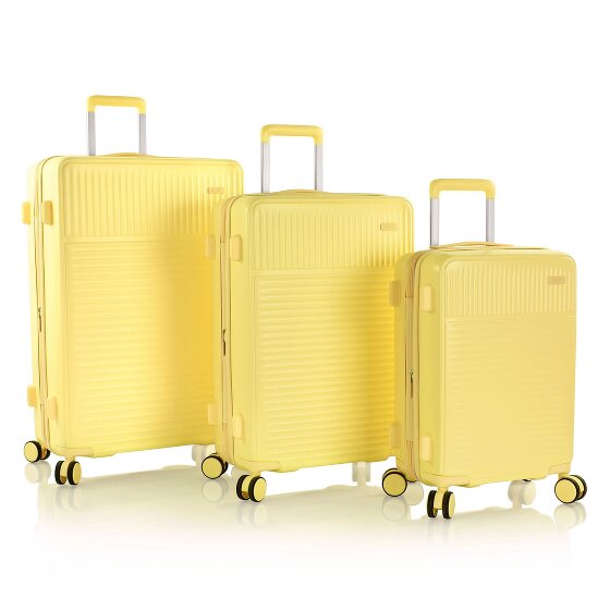 Heys Pastel 4 Rollen Kofferset 3-teilig mit Dehnfalte