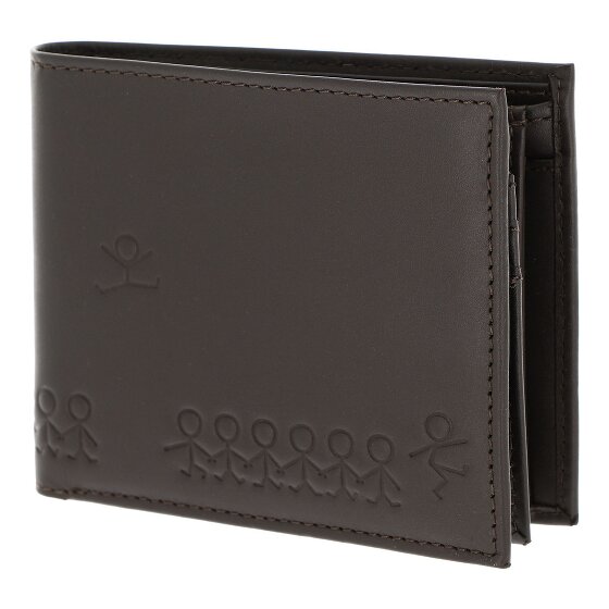 oxmox Leather Geldbörse RFID Schutz Leder 12 cm