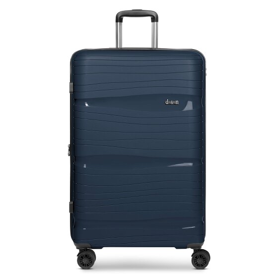 d&n Travel Line 4300-Plus 4 Rollen Trolley L 76 cm mit Dehnfalte