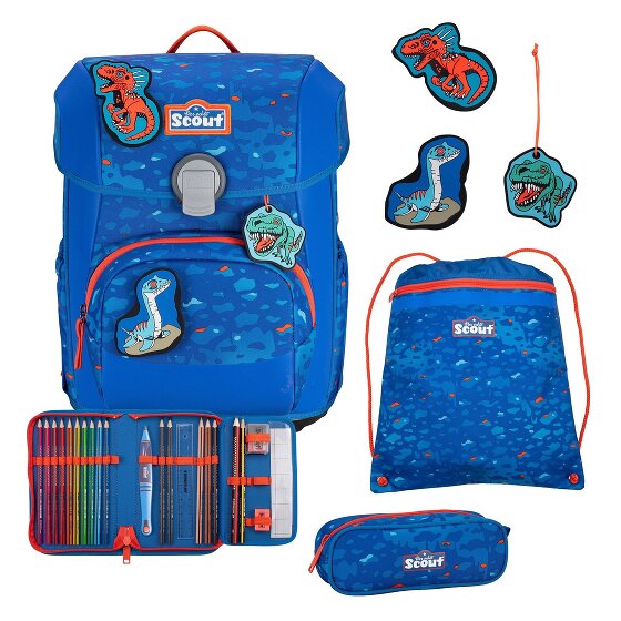 Scout Neo Exklusiv Superflash Schulranzen-Set 4-teilig