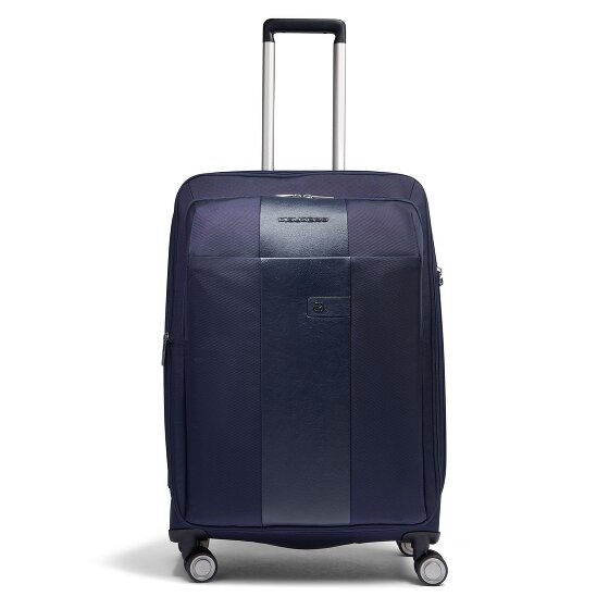 Piquadro Brief 4 Rollen Trolley 68 cm mit Dehnfalte