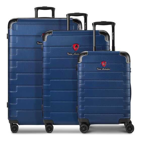 Tonino Lamborghini Tonino Lamborghini Milano Trolley 3-SET mit Dehnfalte und XL Koffer