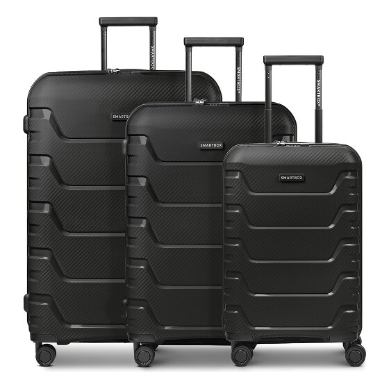 Smartbox Edition 01 4 Rollen Kofferset 3-teilig mit Dehnfalte