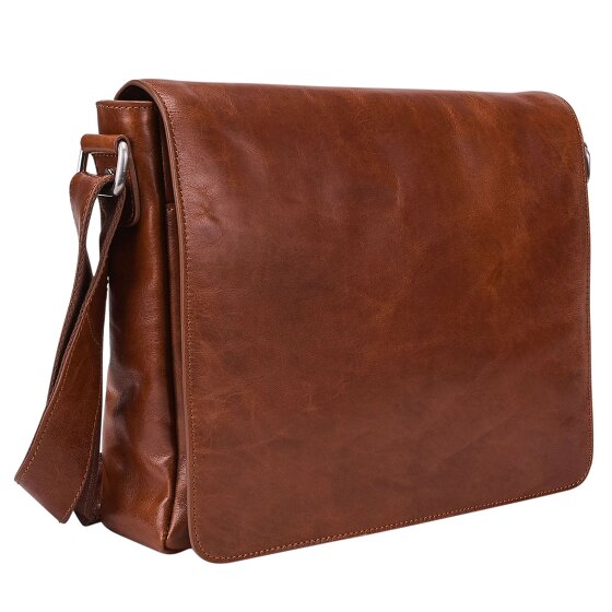 Leonhard Heyden Cambridge Messenger Leder 32 cm Laptopfach
