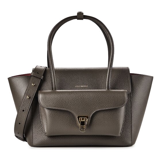 Coccinelle Double Beat Schultertasche Leder 31 cm