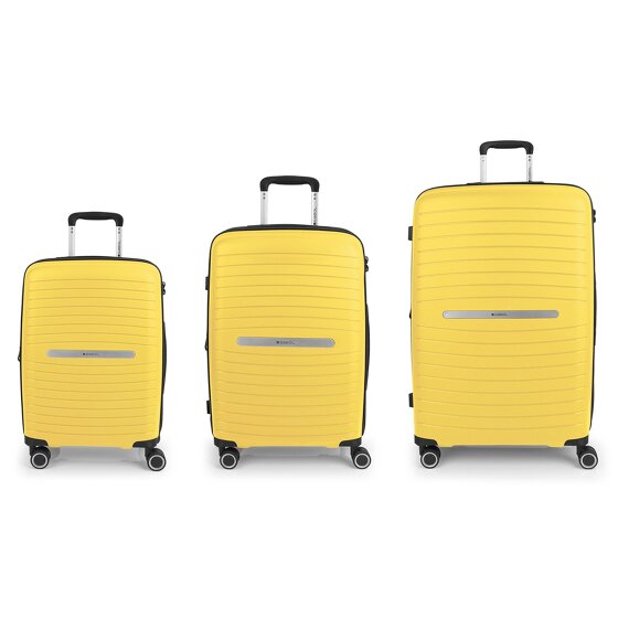 Gabol Shinyuu 4 Rollen Kofferset 3-teilig mit Dehnfalte