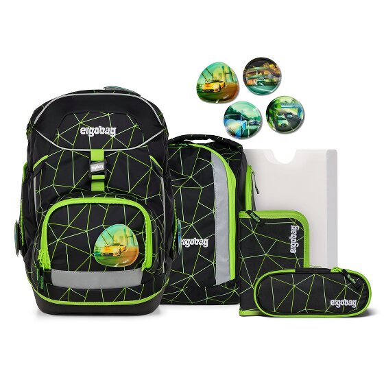 Ergobag Pack Schulranzen-Set 6tlg. inkl. Klettie-Set