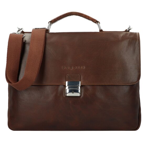 bugatti Romano Aktentasche Leder 40 cm Laptopfach