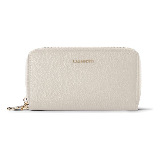 Lazarotti Bologna Leather XL Double Zip-Around Geldbörse RFID Leder 20 cm