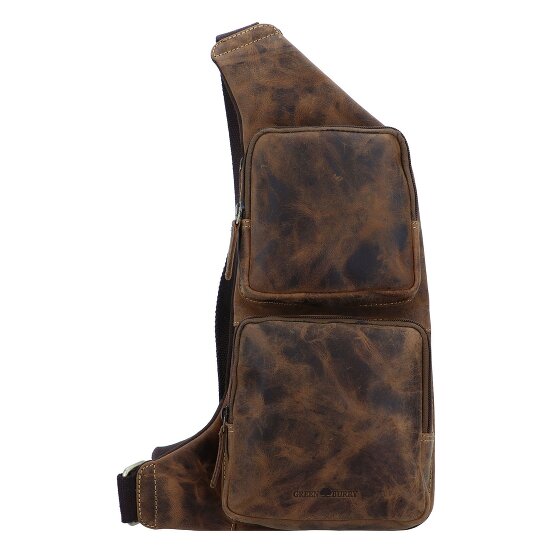 Greenburry Vintage Umhängetasche Leder 43 cm
