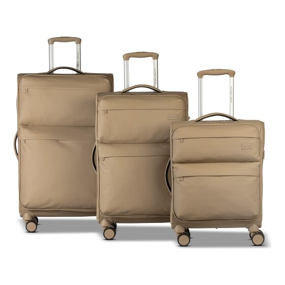 Worldpack Kyoto 4 Rollen Kofferset 3-teilig mit Dehnfalte
