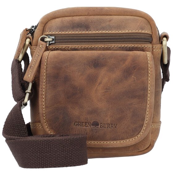 Greenburry Vintage Umhängetasche Leder 13 cm