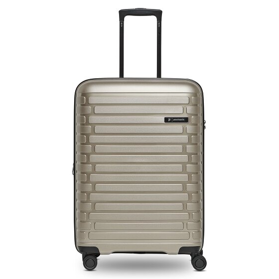 Pactastic Collection 04 THE MEDIUM + 4 Rollen Trolley M 66 cm mit Dehnfalte
