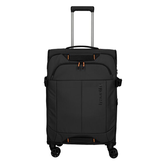 Travelite Briize 4 Rollen Trolley M 67 cm mit Dehnfalte