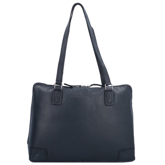 The Chesterfield Brand Wax Pull Up Schultertasche Leder 37 cm Laptopfach