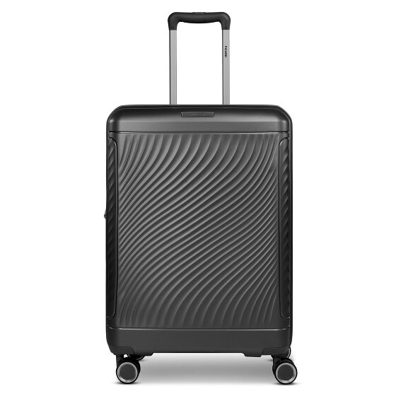Picard Vienna 4 Rollen Trolley M 65 cm mit Dehnfalte schwarz