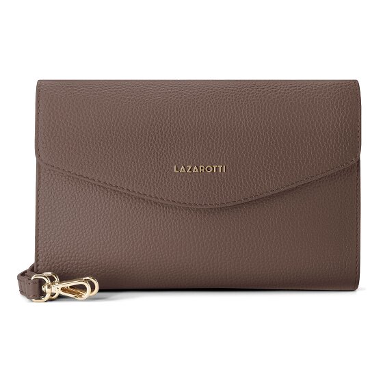 Lazarotti Bologna Leather Clutch Umhängetasche Leder 23 cm