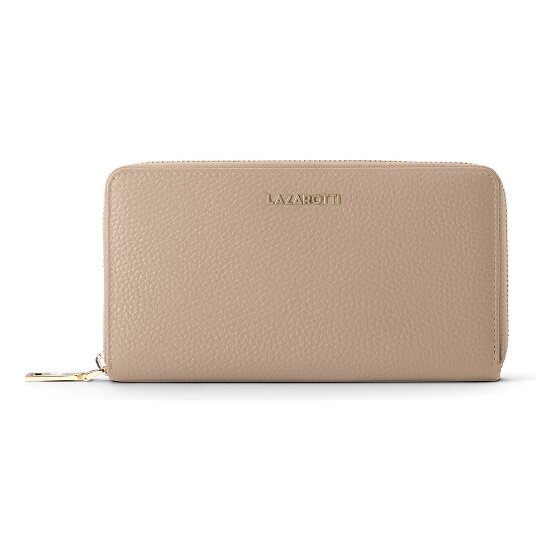 Lazarotti Bologna Leather XL Zip-Around Geldbörse Leder 19 cm