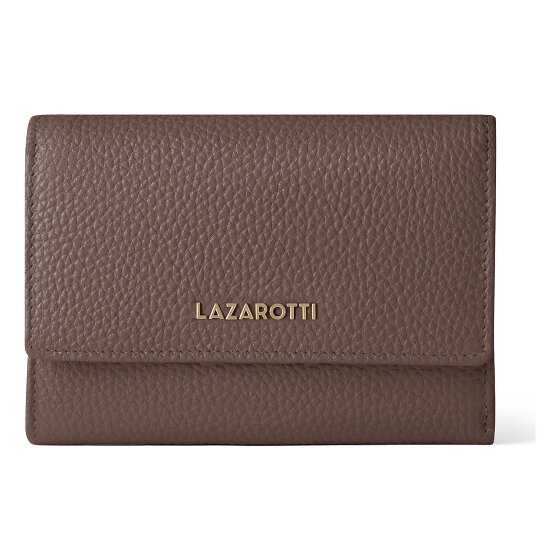 Lazarotti Bologna Leather XL Geldbörse mit Zip-Around Fach Leder 14 cm