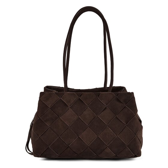 LES VISIONNAIRES Mrs. Bella Schultertasche Leder 40 cm