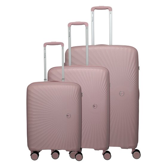 Travelite Tamaris x Travelite Voyaage 4 Rollen Kofferset 3-teilig mit Dehnfalte