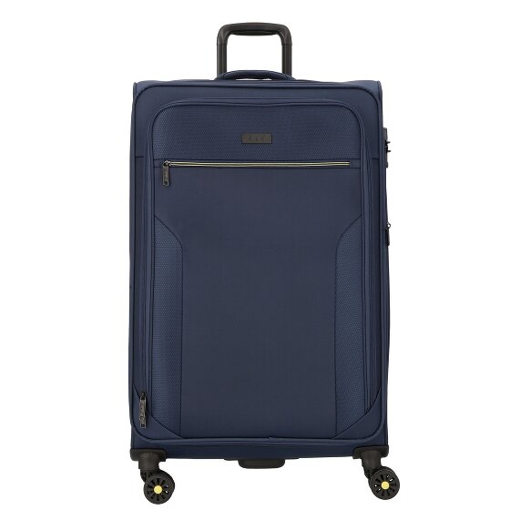 d&n Travel Line 9704 4 Rollen Trolley L 78 cm mit Dehnfalte