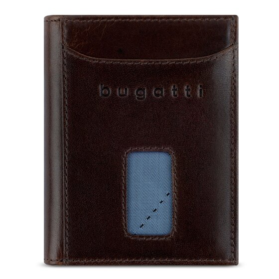 bugatti Secure Slim Geldbörse RFID Schutz Leder 8 cm