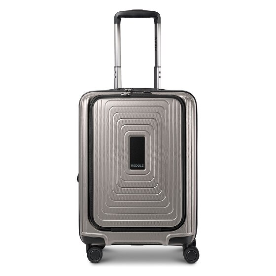 Redolz Essentials 14 4 Rollen Kabinentrolley S 55 cm Laptopfach mit Dehnfalte