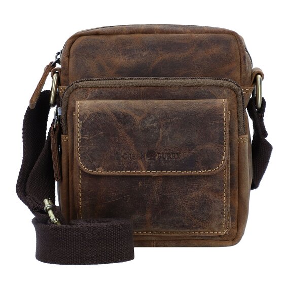 Greenburry Vintage Umhängetasche Leder 18 cm