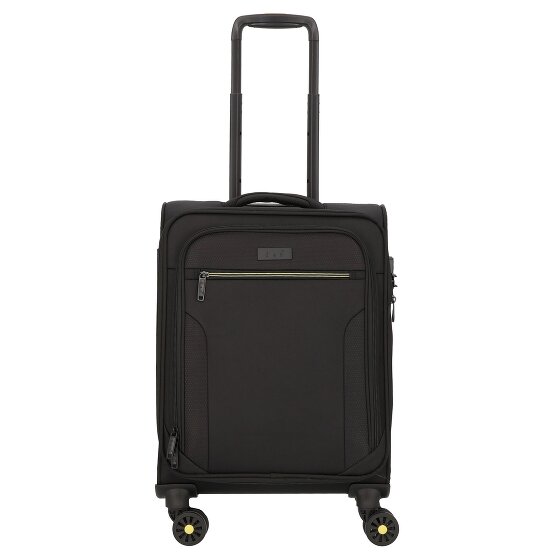 d&n Travel Line 9704 4 Rollen Kabinentrolley S 55 cm mit Dehnfalte