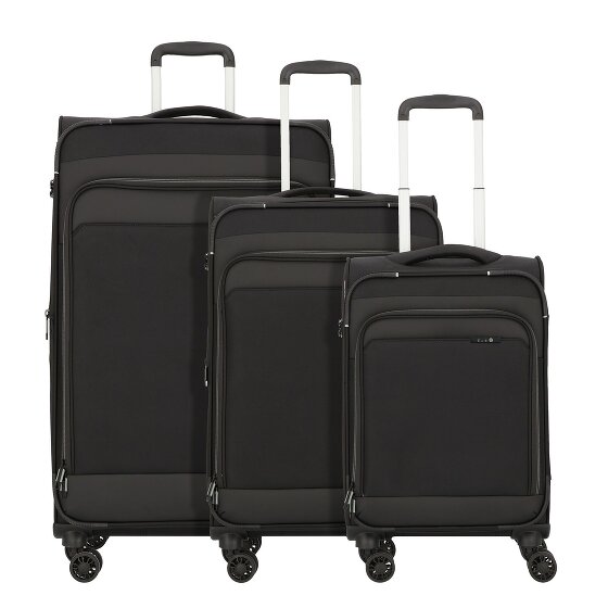 d&n Travel Line 9504 4 Rollen Kofferset 3-teilig mit Dehnfalte