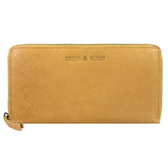 Greenburry Vintage Washed Geldbörse Leder 19 cm