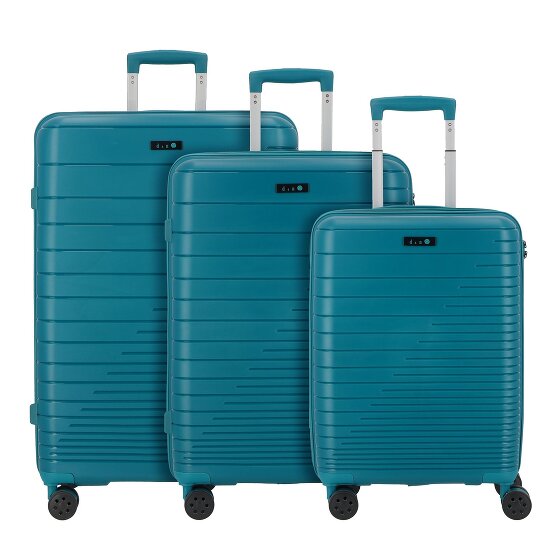 d&n Travel Line 4600 4 Rollen Kofferset 3-teilig