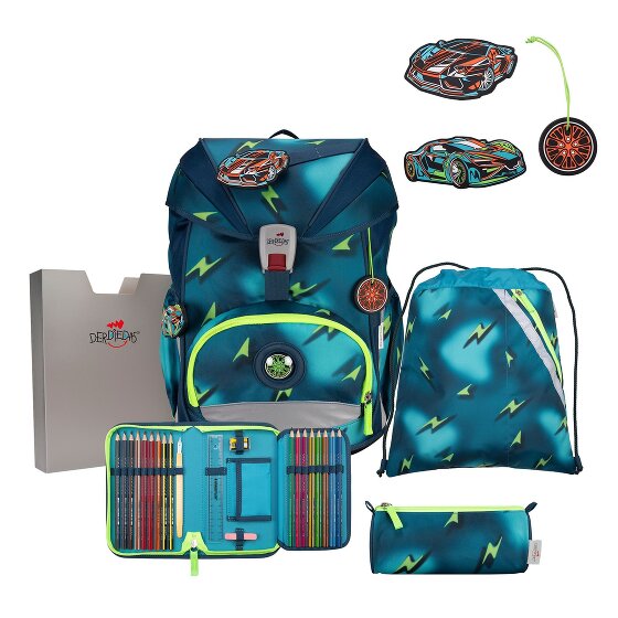 DerDieDas Ergoflex Superlight Schulranzen-Set 5-teilig