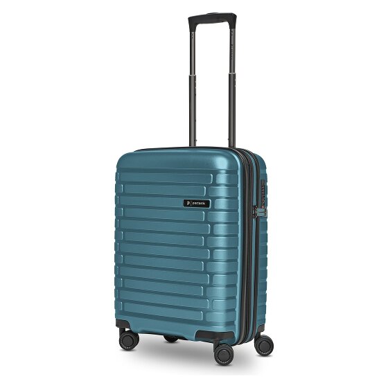 Pactastic Collection 04 THE CABIN + 4 Rollen Kabinentrolley S 55 cm mit Dehnfalte