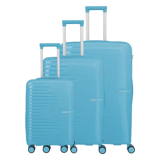 Travelite Pacific 4 Rollen Kofferset 3-teilig