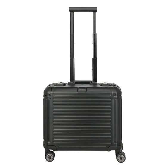 Travelite Next 4-Rollen Businesstrolley Aluminium 43 cm