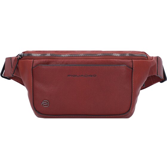 Piquadro Black Square Gürteltasche Leder 31 cm