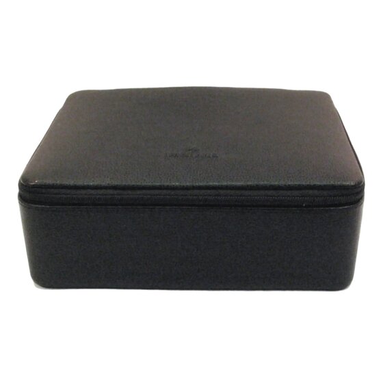 Windrose Beluga Schmuckkasten Leder 19 cm