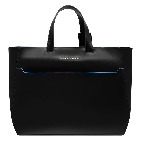 Piquadro Blue Square Shopper Tasche Leder 40 cm