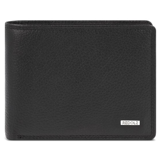 Redolz Leather Essentials QF Geldbörse RFID Leder 12 cm ausklappbar