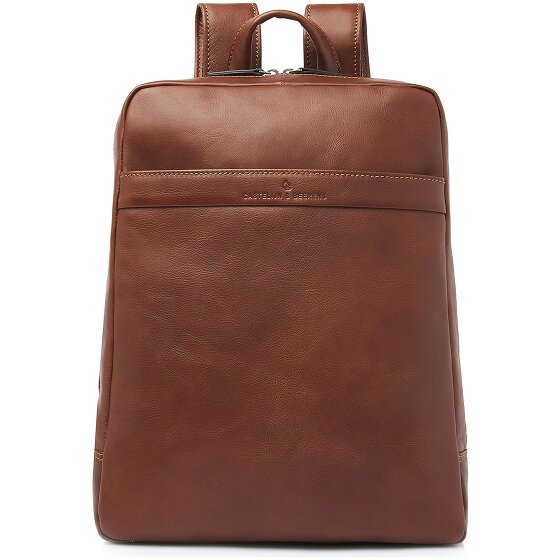 Castelijn & Beerens Daypack RFID Schutz Leder 41 cm Laptopfach