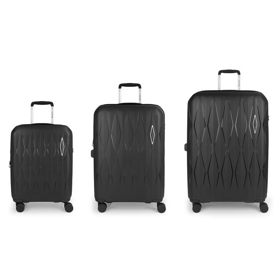 Gabol Infinity 4 Rollen Kofferset 3-teilig mit Dehnfalte